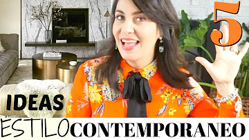 O que caracteriza o estilo contemporâneo?