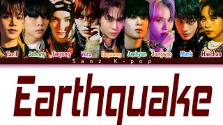 NCT 127 "Earthquake" Color Coded (Han, Rom & Eng) Lyrics Video