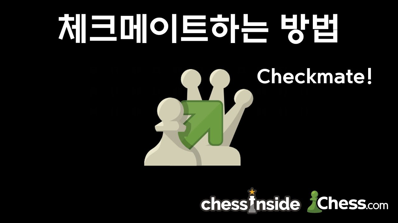 체크메이트하는 방법을 함께 배워봅시다! (feat. 체스닷컴 엔드게임)