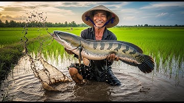 Câu Cá Lóc Đồng Quê – Kéo Lên Toàn Cá To