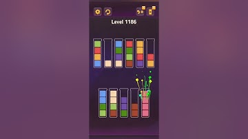 Block King - Sort Puzzle - Level 1181 to 1190 - All without adding columns