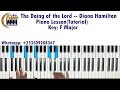 How to play the doing of the lord in key f diana hamilton