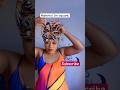 Simple Ankara gele head wrap tutorials #shortsfeed #trendingshorts #youtube @CalistaStarBeauty
