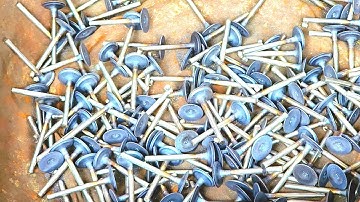 Production of Engine Valve | Complete Manufacturing process Engine valves of Motorcycle