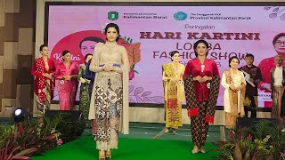 JUARA FASHION SHOW HARI KARTINI PKK PROVINSI KALIMANTAN BARAT