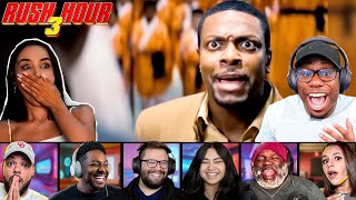 TOP &quot;YOU? ME? HIM?&quot; REACTIONS! *RUSH HOUR 3 (2007)* MOVIE REACTION MASHUP!