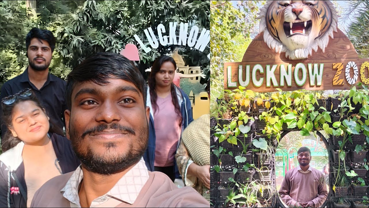 #62 Lucknow Zoo Visit 🦁😍 | Full Masti + Chhole Bhature 😋