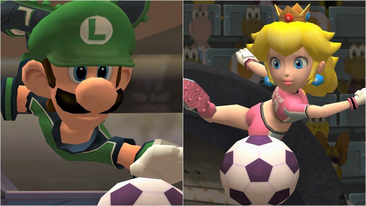 Super Mario Strikers Luigi Vs Peach Gamecube Gameplay 4k60fps Youtube Super Mario Strikers Luigi Vs Peach Gamecube Gameplay 4k60fps Youtube