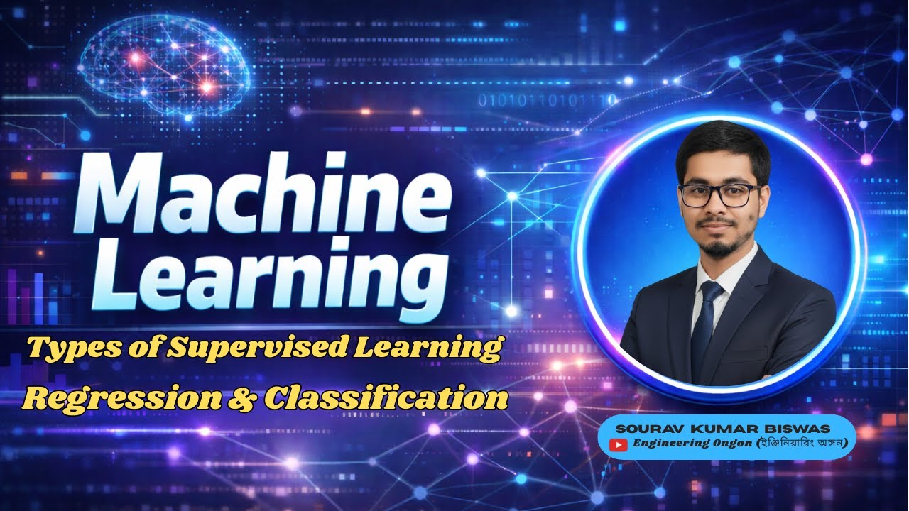 L:4 Types of Supervised Learning Explained in Bangla| Regression vs ...