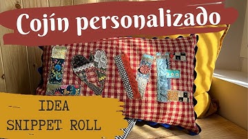 🏠Dale un Toque Personal a Tu Casa: Tutorial DIY de Cojín con Snippet Roll ✨