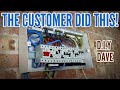 THE CUSTOMER TRIED TO SAVE MONEY, SO HE DID IT HIMSELF!!!! D.I.Y SPECIAL