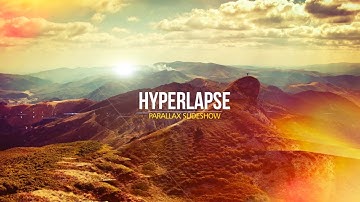 Hyperlapse Parallax Slideshow 4k After Effects Template