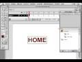 Tutoriel vido de macromedia flash transformer texte en bouton