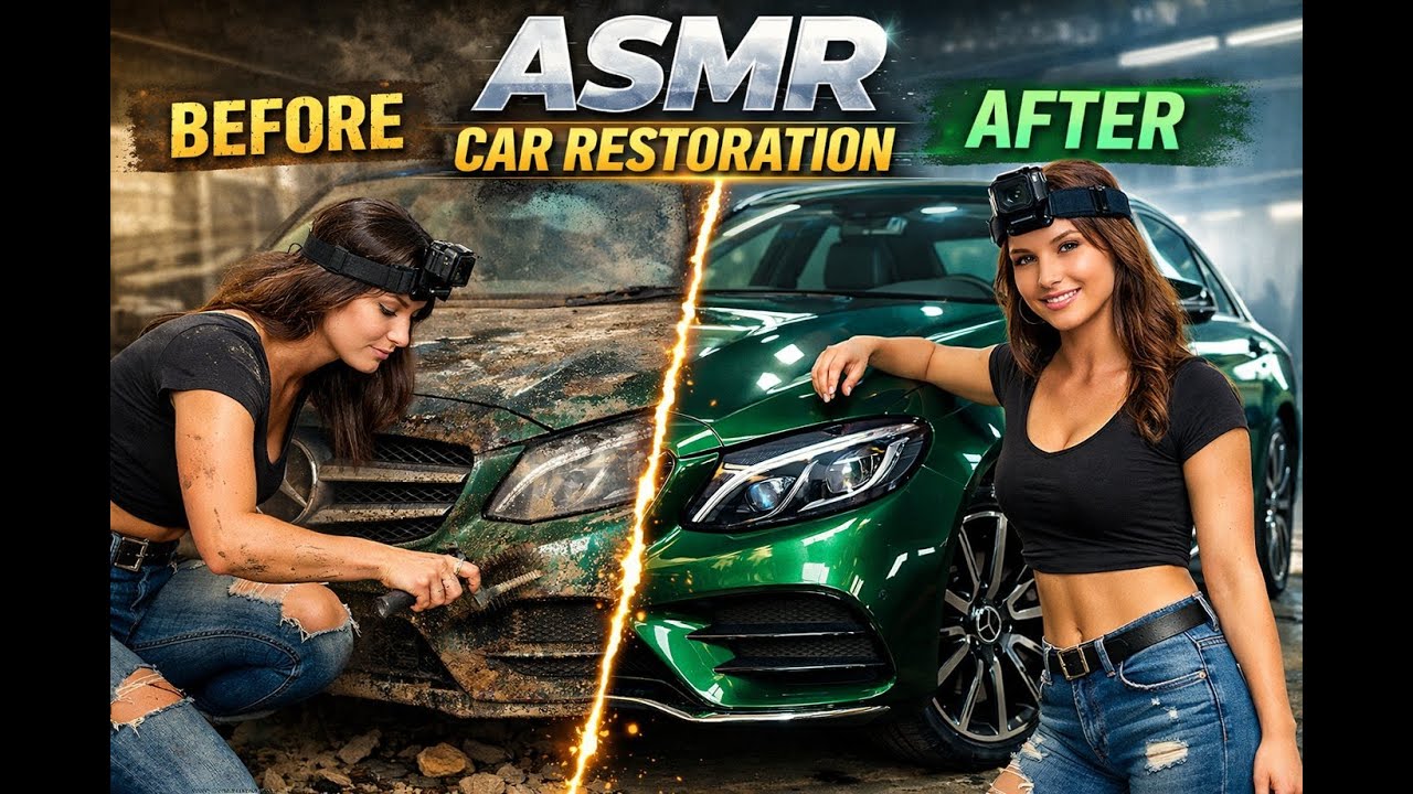 ASMR Mercedes E400 2020 Restoration Full Rebuild Luxury Car.