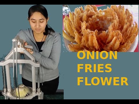 Onion Flower Machine, Onion fried in new style 
