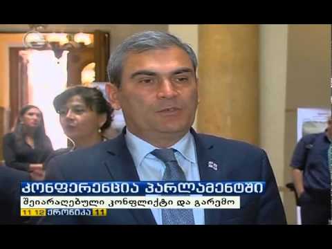 გიგლა აგულაშვილი მონაწილეობს კონფერენციაში, \"შეიარაღებული კონფლიქტები და გარემო\"