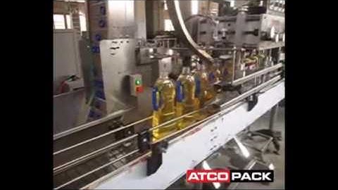 Automatic Flowmeter Type Filling Machine For Cooking Oil / Lube Oil - ATCOPACK