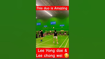 Lee yong dae & Lee chong wei | This Duo is Amazing 🥳 #Badminton #shorts #trending