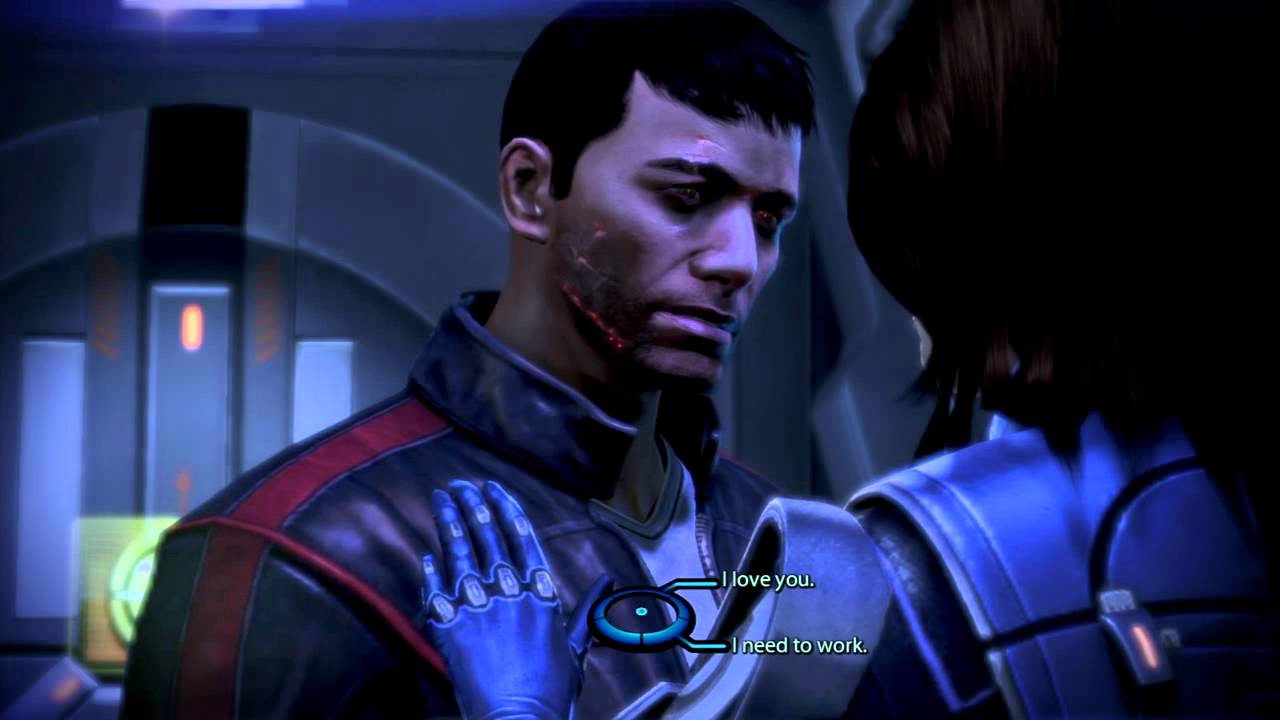 Mass Effect 3 Romance Guide Ashley Romance Scene Youtube 