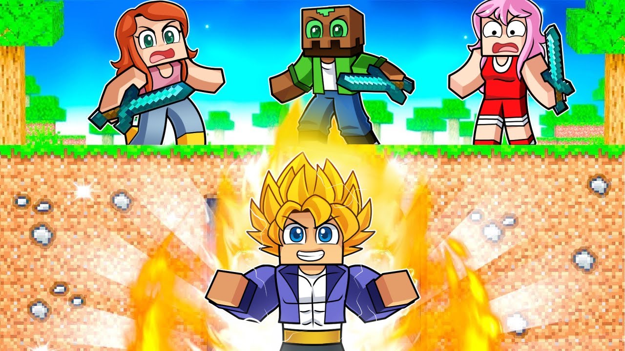 Minecraft: GOKU vs ASESINOS Speedrun Cazadores y Corredores