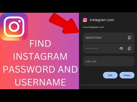 How To Find Instagram Password And Username || How to see your ...
