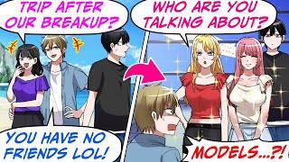Ran Into My Best Friend & My Ex in Hawaii! But Beautiful Models Who Came With Me…[RomCom Manga Dub]