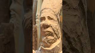 Driftwood Time~lapse power carving #woodcarving #shorts #woodworking