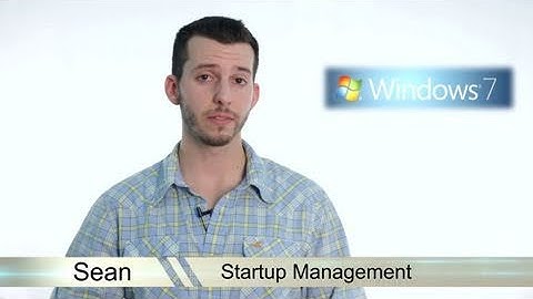 Learn Windows 7 - Speed Up Your PC with Start Up Management