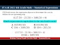 Numerical Expressions and Order of Operations Quiz