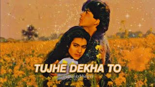 tujhe dekha to (slowed   reverb) lata mangeshkar & kumar sanu | LoFi