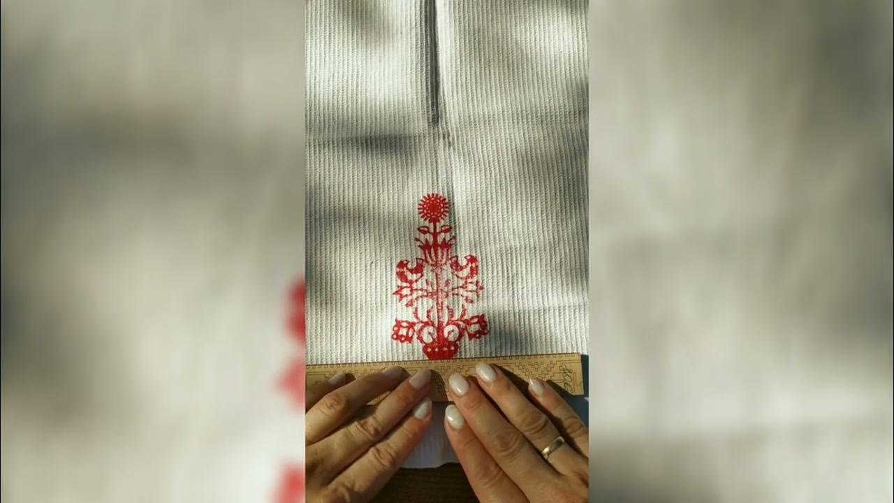 Що таке вибійка. Майстер - клас з вибійки - YouTube