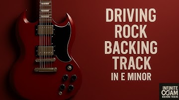 Driving Rock Backing Track in E Minor