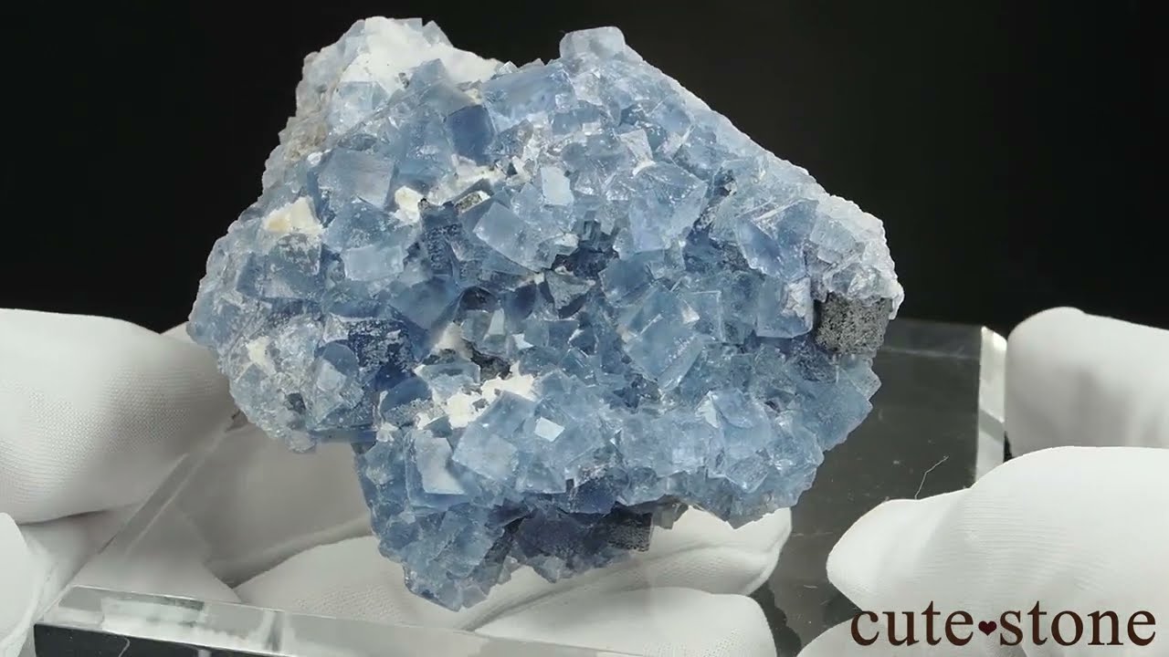 アメリカ ニューメキシコ州 Blanchard Mine産 ブルーフローライトの