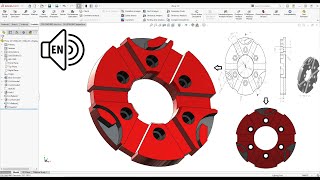 SolidWorks Tutorial 2021! Exercise 122! Counterbore command step by step! Learn from Home! :D