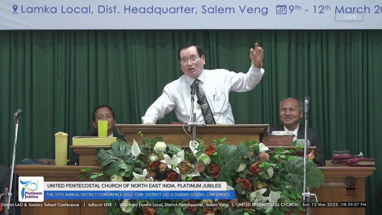 Rev. R. Sangthanga | UPC-NEI CCpur Platinum Jubilee 2023