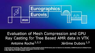 Eurovis Poster: Evaluation of Mesh Compression and GPU Ray Casting for Tree Based AMR data in VTK