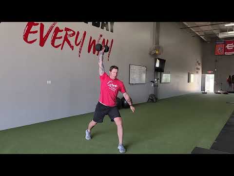 Single Dumbbell Split Snatch