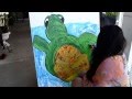 Donna Kay Lau Painting Turtle Surf Soup TV