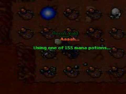 Biggest noob in Tibia's history (level 125)