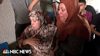 Video captures grief of bereaved mother in Gaza