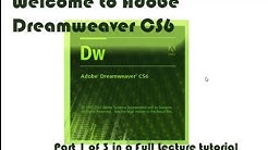 Intro to Adobe Dreamweaver CS6 - Step by Step Lecture (PART 1 of 3) - Durasi: 1.20.27. 