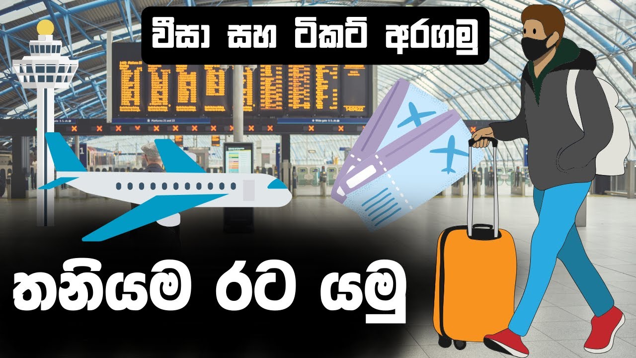 තනිවම රට යන විදිය | Plan Your Next Flight | විසා ගන්නේ කොහොමද ?
