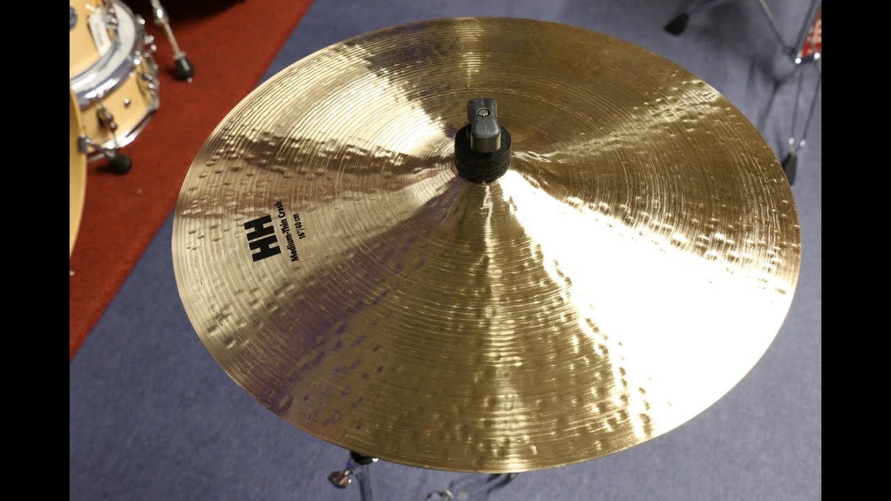 Sabian 16" HH Remastered Medium Thin Crash Cymbal Demo