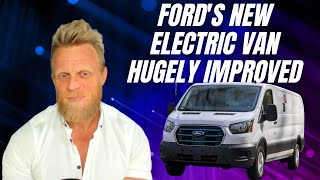 2024 Ford ETransit electric van gets 32% more range & 50% faster charging