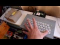 Czechoslovak ZX Spectrum clone Didaktik Gama model 89 playing Fuxoft's Special POKE 2