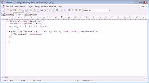 jQuery Tutorial - 99 - POST HTTP Request