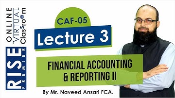 CAF 5  N Ansari  Lecture 3