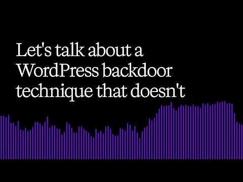 The Mu‑Plugin Backdoor in WordPress