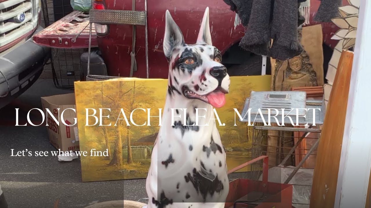 Long Beach flea market at Christmas🎄