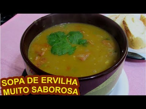 SOPA DE ERVILHA UMA DAS MELHORES SOPAS QUE JÁ COMI